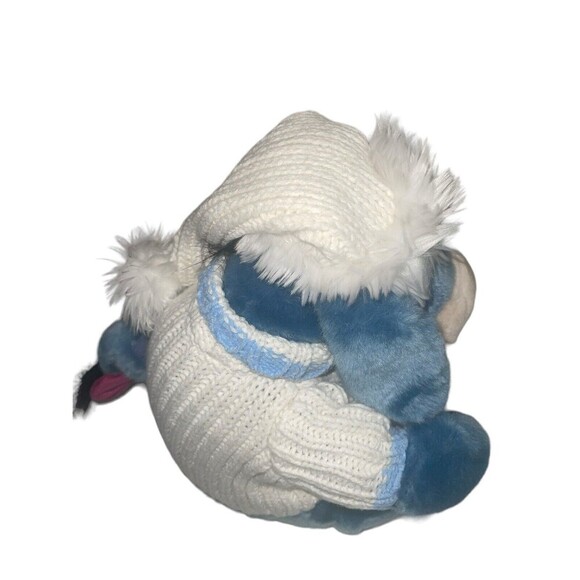 Disney Store Eeyore Snowflake Sweater Winter Holiday Christmas Plush Stuffed Toy - Picture 4 of 16